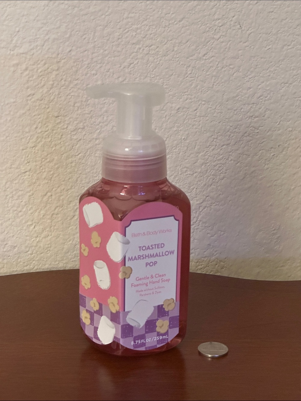 Bath & Body Works Toasted Marshmallow Pop Foaming Hand Soap - Pink